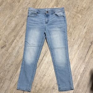 Girls light wash jeans
